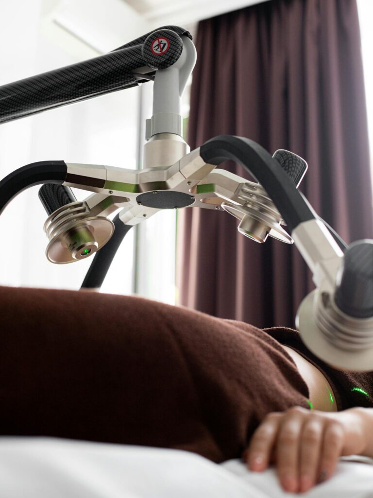 Crafting the Perfect Blog Structure: A Guide for Effective Blogging Crop anonymous female client lying under lasers of contemporary machine with heads during fat loss treatment in light modern medical clinic
